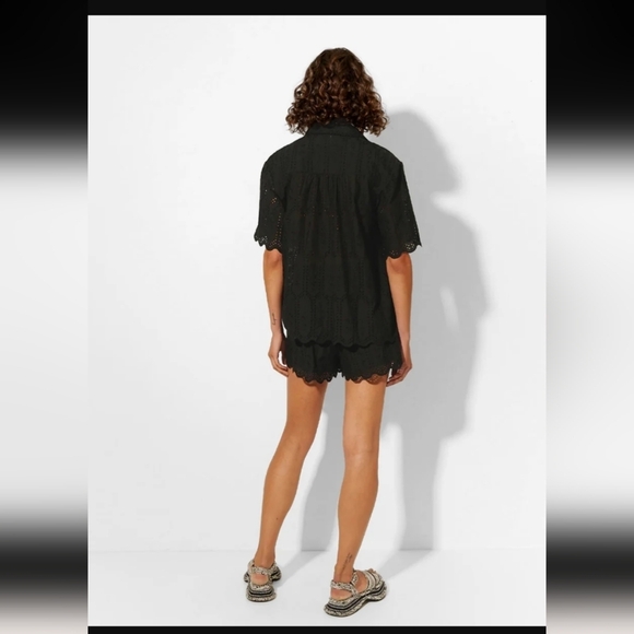 (Tuckernuck) Kivari Estelle Shirt And Short Set - Black - Picture 5 of 6